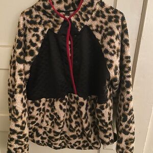 Maurices Leopard Print Jacket with Black Accents